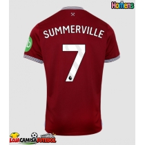 Camisa de Futebol West Ham United Crysencio Summerville #7 Equipamento Principal 2025-26 Manga Curta